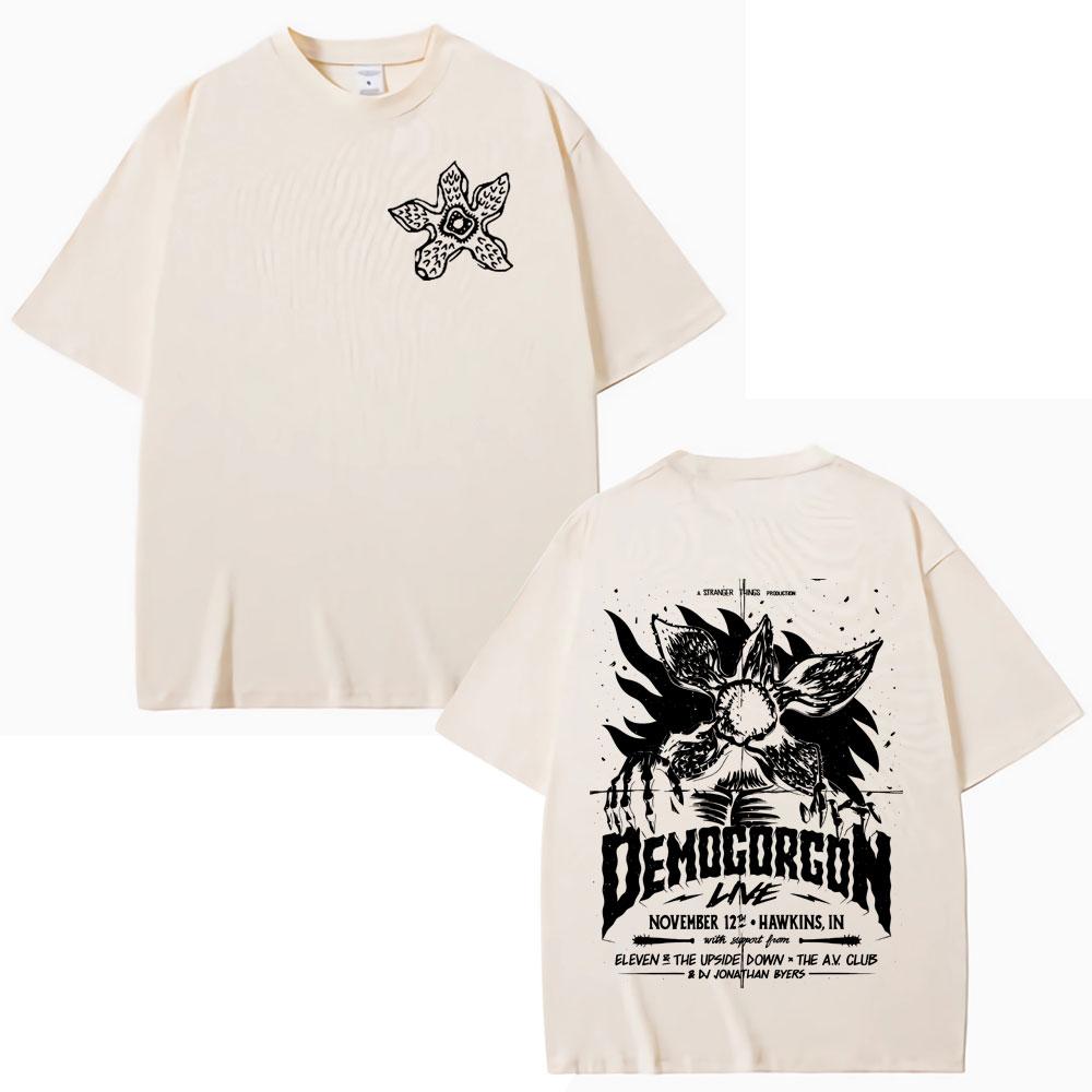 

Eddie Munson The Demogorgon T-shirt Cannibal Flower Monster Graphic T Shirts Men Women Clothing Fashion Vintage Cotton T-shirts XXXL хакі