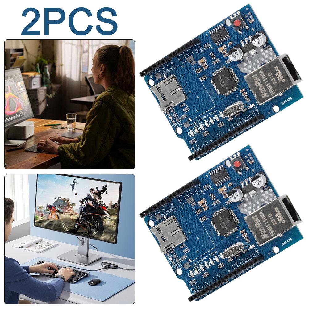 

2Pcs W5100 UNO Ethernet Shield Development Board UNO Mega 2560 1280 328 для Arduino