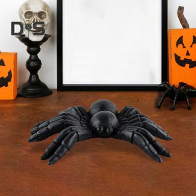 Halloween Schwarze Katze Figurine Spooky Hexe Statue Harz Spinne Tier Skulptur Home Office Desktop Dekoration Ornament Festival Geschenk