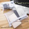 Transparent Mesh Large Capacity Portable Storage Bag with Card Holder for Cables & Earphones