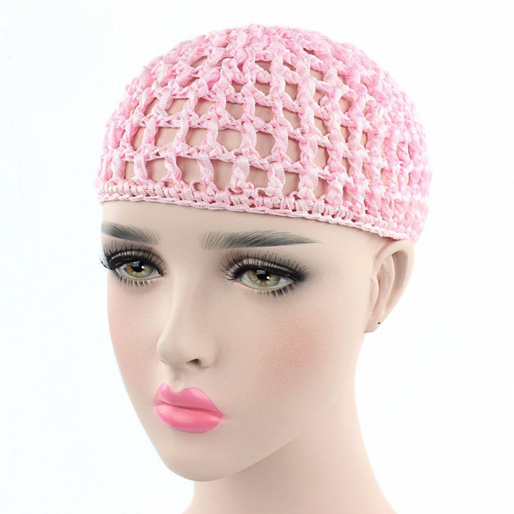 Women Turbans Cover Crochet Night Handmade Mesh Cap Hair Net Snood Net Hat