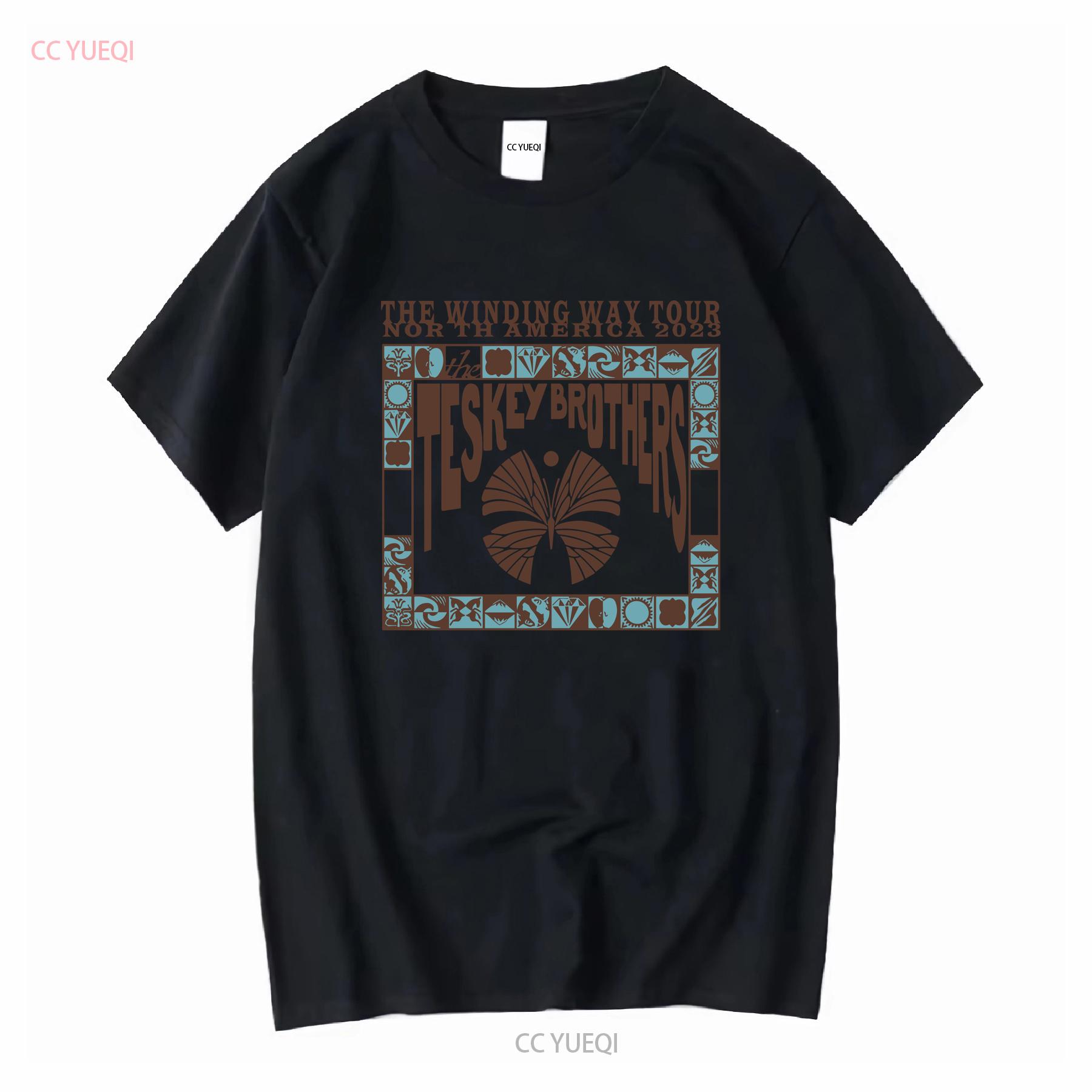

Teskey Brothers The Winding Way North America Tour 2023 Black T Shirt Size XL long or short sleeves vintage Washed Soft 4XL
