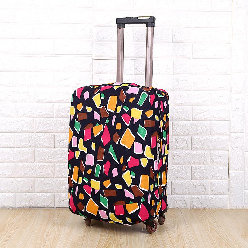 Multi Color Print Luggage Cover Suitcase Cover Protector Suitcase For 18-28 Inch Luggage Boot Prevent Scratches Travel Accessory