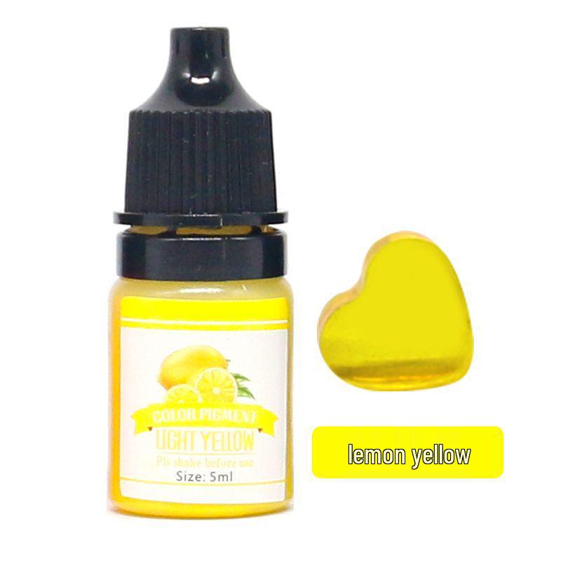 Essenza Colore Resina Epossidica ad Alta Concentrazione Seconda Generazione, 24 Colori, 5ml per Artigianato in Cristallo Fai-da-te
