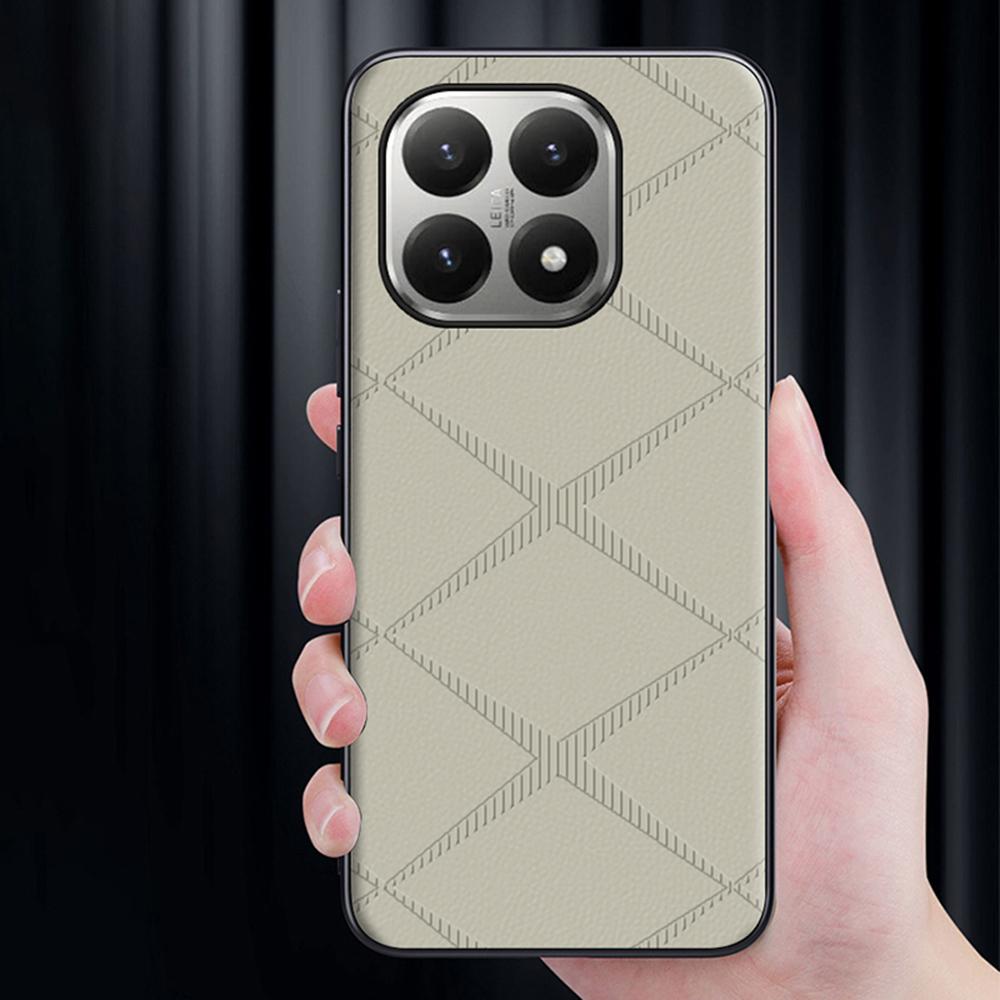 For Xiaomi 15T Case X-Patterned TPU PU Leather PC Anti-Drop Phone Cover