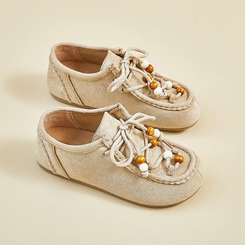 Casual Faux Suede Sneakers for Women Lace-Up Non-Slip Walking Shoes Women's Comfortable Retro Workout Loafers Flats Shoes Lightweight Dress Shoes