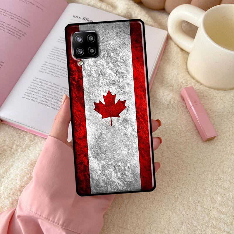 Canada Canadian Flag For Samsung Galaxy A16 A26 A36 A56 A06 A53 A33 A13 A12 A32 A52 A55 A35 A15 A54 A34 A14 Case