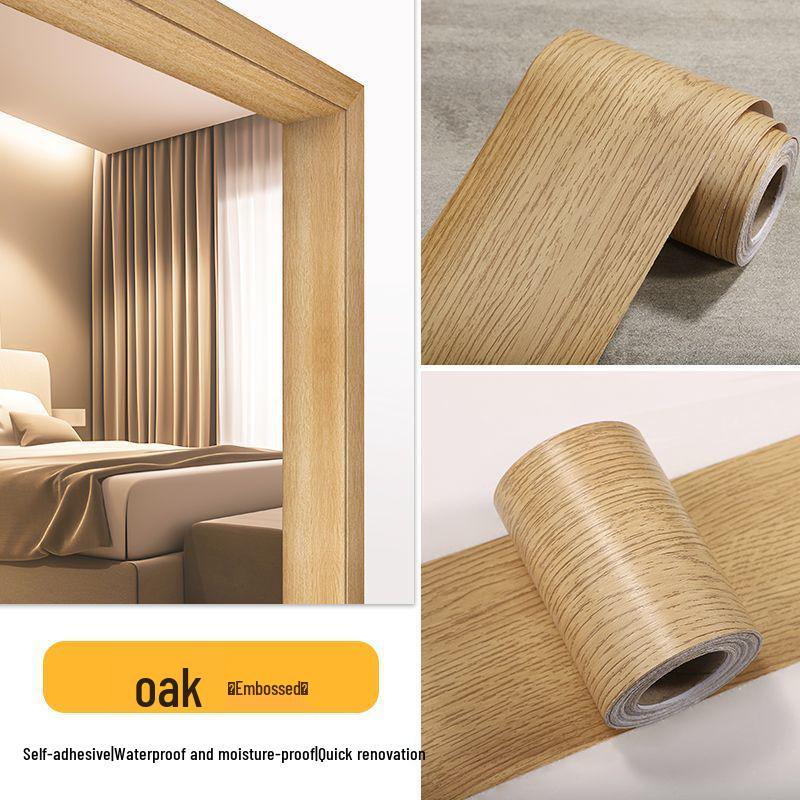 Self-Adhesive Wood Grain Door Frame Repair Trim Strip
