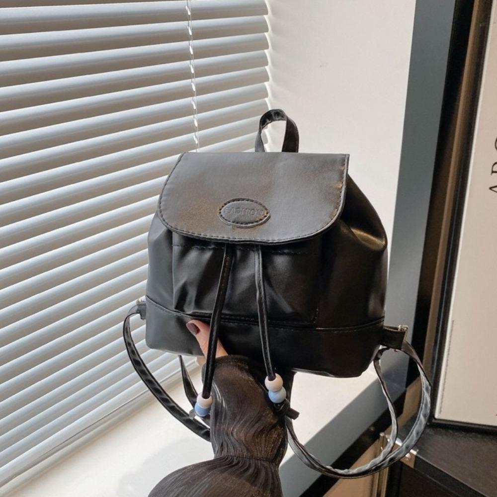 Small Pack Shoulders Bag Mini Y2K Backpack Cute PU Leather Backpack  Students