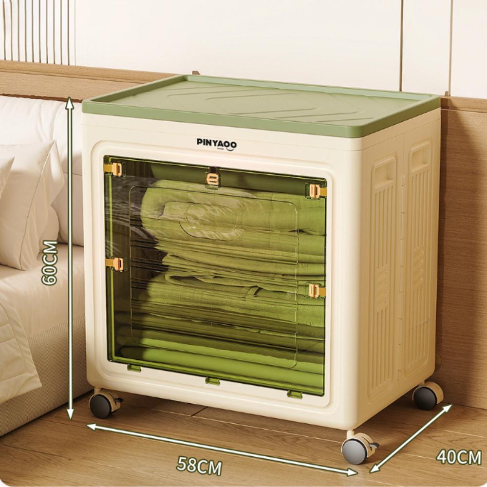 Large Capacity Folding Storage Box with Lid Multifunction Foldable Organizer Container Space Saving Portable Organizer Box 31390₽