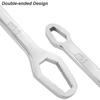 Universal Torx Wrench Double Head Ended Board Adjustable Torx Self-tightening Spanner Multi-purpose Hand Tool Car Riding Repair