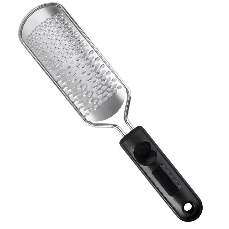 Stainless Steel Foot Exfoliation Tool - File, Brush, Grinder, Stone, and Scrubber Combo.