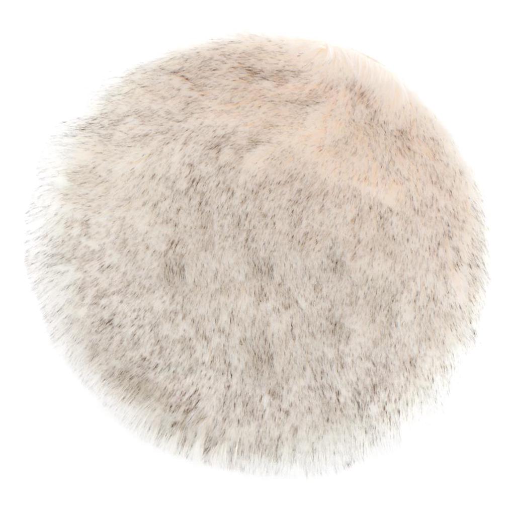 Artificial Sheepskin Rug Shaggy Fleece Fluffy Area Rug Washable Non Slip Mat for Kids Playroom Nursery Baby Crawling