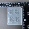 Silikonform Kleeblatt für Resin-Bastelarbeiten Schmuckzubehör DIY Kunstprojekte mit Glücksbringer-Design Leichtes Entformen Spülmaschinenfest