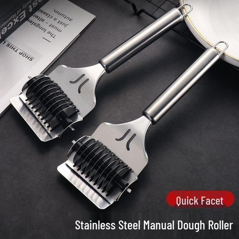Manual Stainless Steel Noodle Cutter & Dough Tool Set