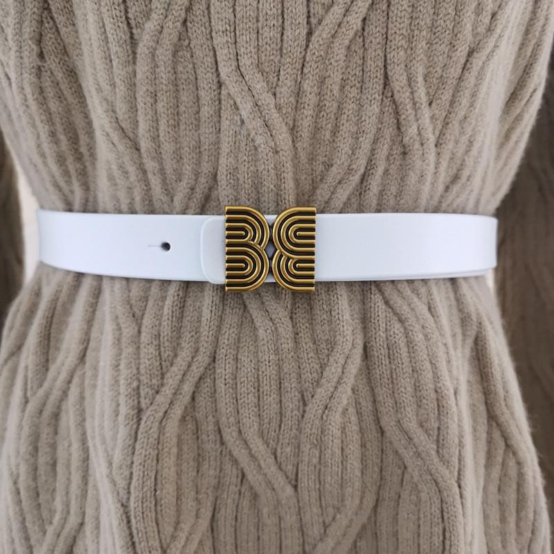 Ladies Leather Belt With Simple Design For Daily Casual And Office Use