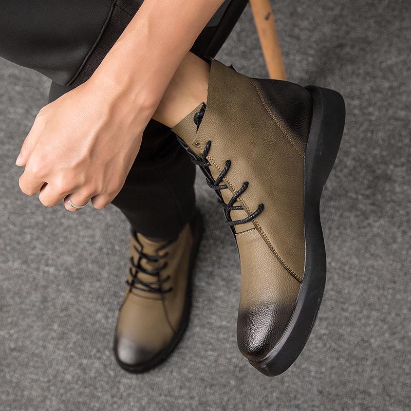 Botas de moda para hombre Tendencia otoño e invierno Botas cálidas para  hombre Botas casuales Martin comprar a buen precio — entrega gratuita,  reseñas reales con fotos — Joom