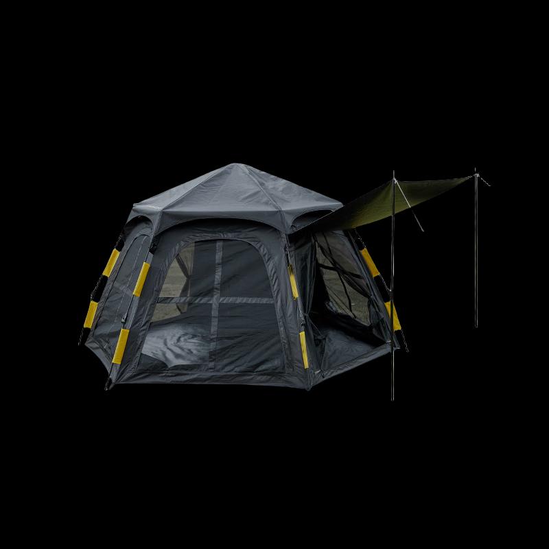 Hexagonal Automatic Pop-Up Tent with Blackout Coating