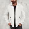 Men S Athletic Long Sleeve Jacket With Zipper Pockets