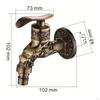 Laundry Bathroom Wall Mount Washing Machine Faucet Outdoor Garden Bibcock Tap Balcony Washer