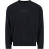 Logo Crew Neck Long Sleeve Sweatshirt Men Sweatshirt Black K2S156100018S0195-V0029