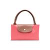 Longchamp Le Pliage 29 Solid Color Embossed Logo Large Capacity Zipper Closure Nylon Dumpling Tote Bag Medium Women tote bags Coral-Pink 1623089P76