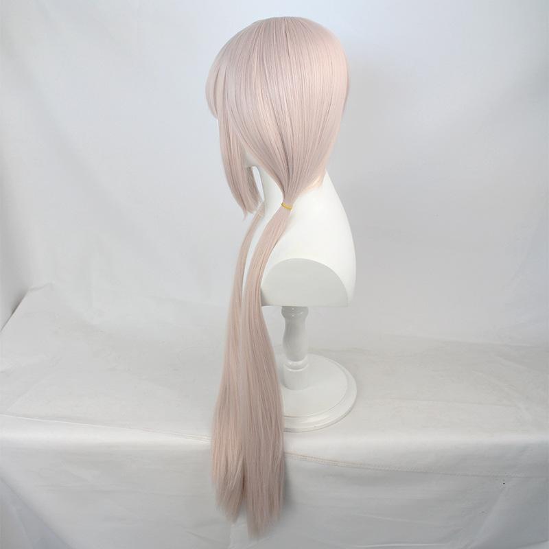 39" Extra Long Pink Twin-Tails Cosplay Wig – Pre-Styled Cat Girl Anime Pigtails with Heat-Resistant Synthetic Hair