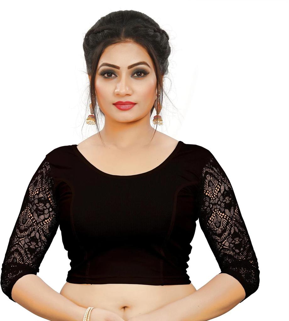 Indian Women's Round Neck Choli Bollywood Wedding Party Wear Readymade Blouse