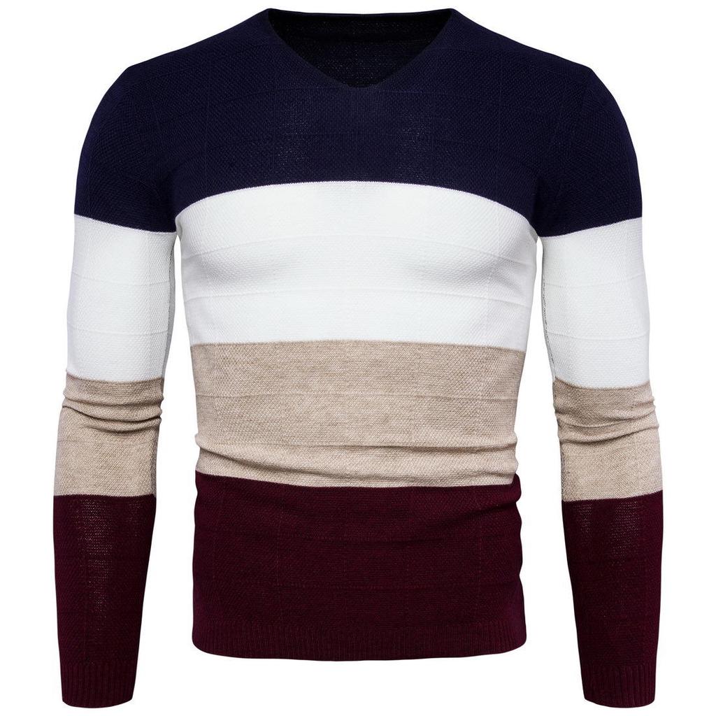 Youth Woolen Knitwear Men O-Neck Long Sleeve Slim Warm Sweaters Pulllvers Tops Youth Woolen Knitwear Men O-Neck Long Sleeve Slim Warm Sweaters Pulllvers Tops