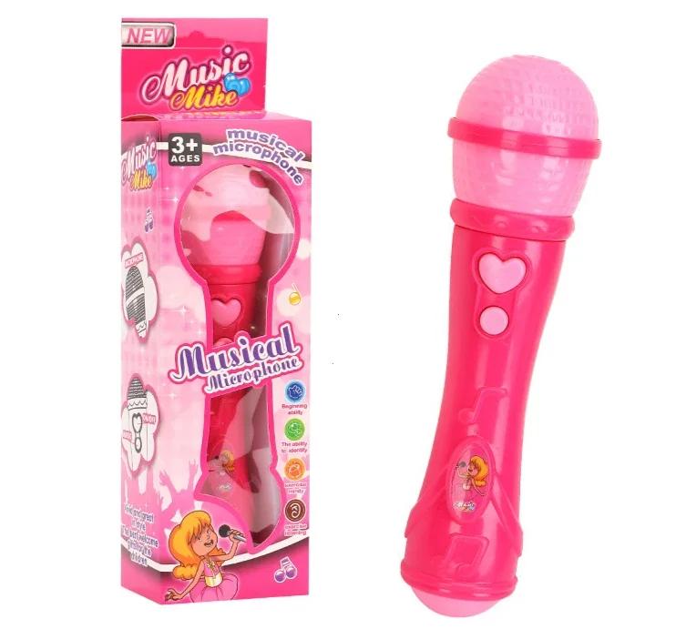 Children Plastic Simulation Microphone Toys Sound Amplifier Toy Gift Early Enlightenment Education Karaoke Musical Toy for Kids