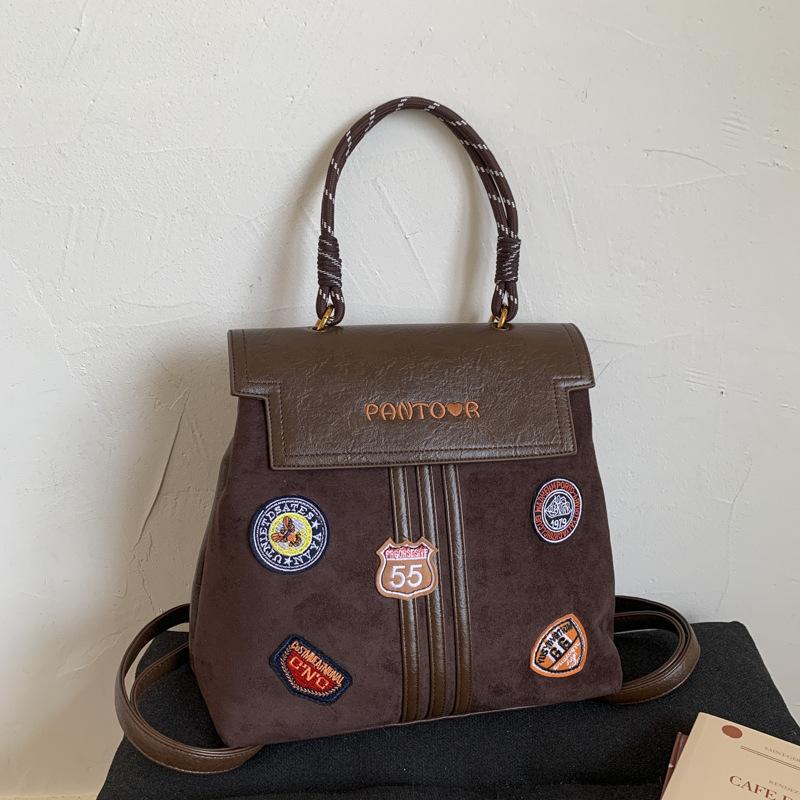 

Матовый ретро рюкзак женский большой вместимости для отдыха студенческий школьный рюкзак легкий дорожный рюкзак на одно плечо сумка-мессенджер