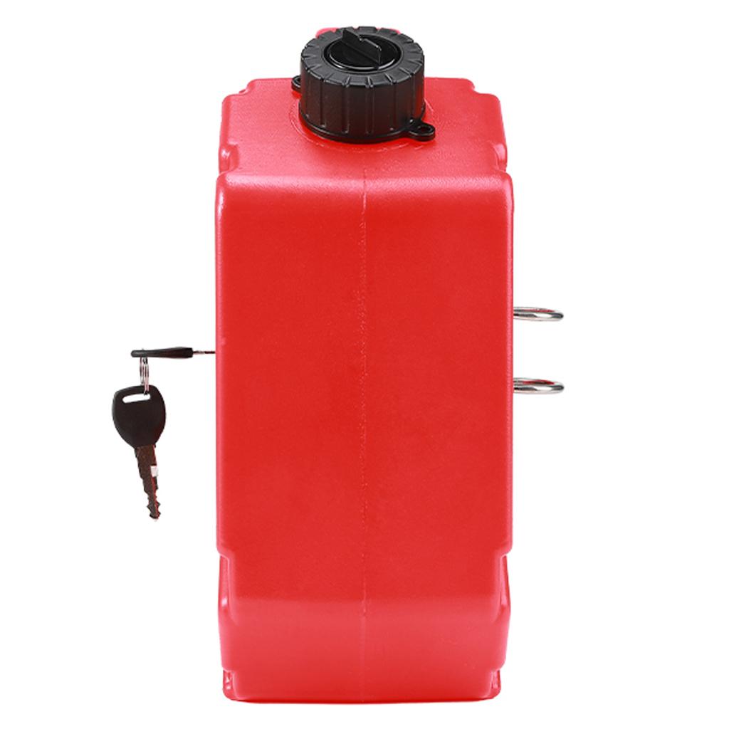 Rezervor de benzină de 1,3 galoane, bidon portabil de ulei de rezervă de 5 litri cu încuietoare și chei, potrivit pentru motociclete, SUV, ATV-uri Majoritatea