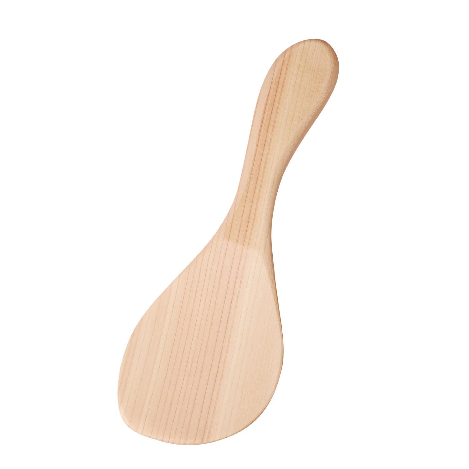 

Yamaco Temahima Kobo Hinoki Rice Made in Easy to Hold and Hinoki Simple Kitchen Soft to the 78307 Paddle, Medium, Japan, Use, Wood, Design, Unpainted,