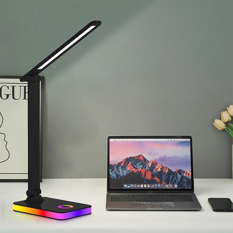 LED Desk Lamp USB Plug In Table Lamp 3 Levels Dimmable Touch Desk Lighting Eye Protection Foldable For Bedroom Desk Light