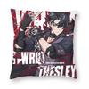 Wriothesley Genshin Impact Square Pillowcase Pillow Cover Cushion Throw Pillow for Home Sofa Living Room