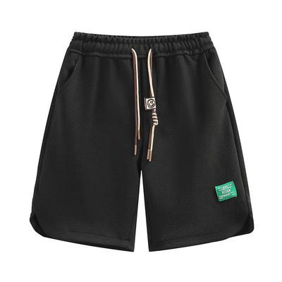 Jacquard Shorts Men's Loose Oversized Shorts Men's Casual Five Quarter Shorts Men's Outdoor Sports Pants