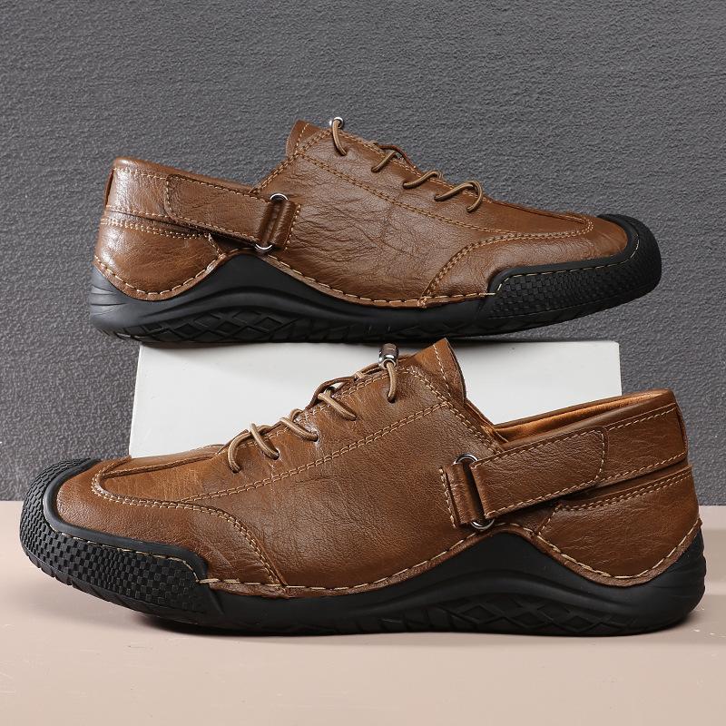 

Весна та літо нові зовнішньоторговельні великі розміри чоловіче взуття Взуття Doudou повсякденне чоловіче модне взуття для ніг чоловіче взуття ручної роботи 46 хакі