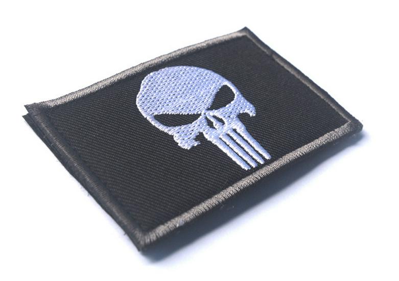 Punisher Tactical Military Fan Velcro Armband Patch