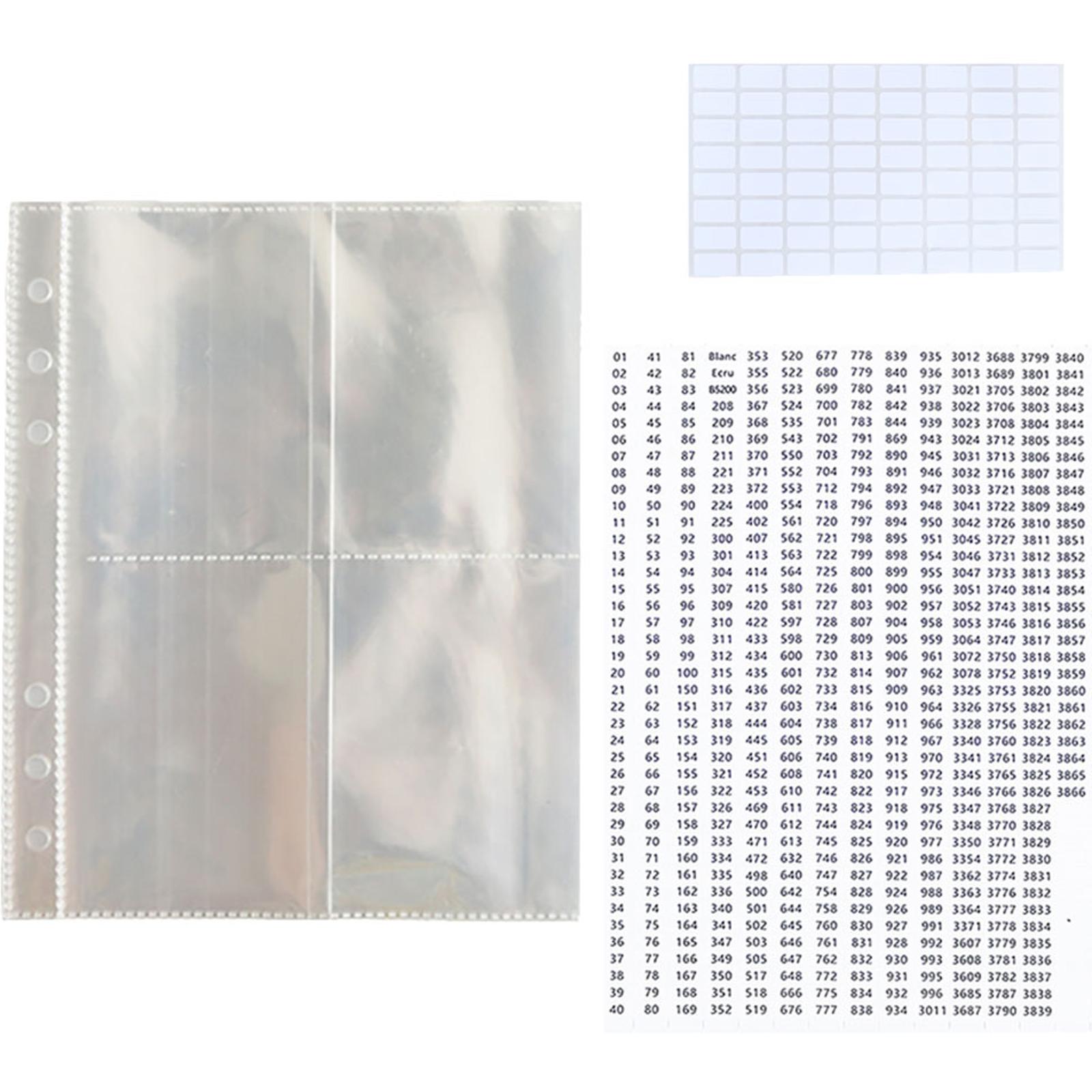 Diamond Painting Storage Book Beads Container A5 Album Binder with Pockets Self Sealing Plastic Bags Clear Loose Leaf Organizer 1670₽