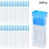 50Pcs Double-End Interdental Brush Clean Between Teeth Extended Massage Disposable Silicone Toothpicks Brush
