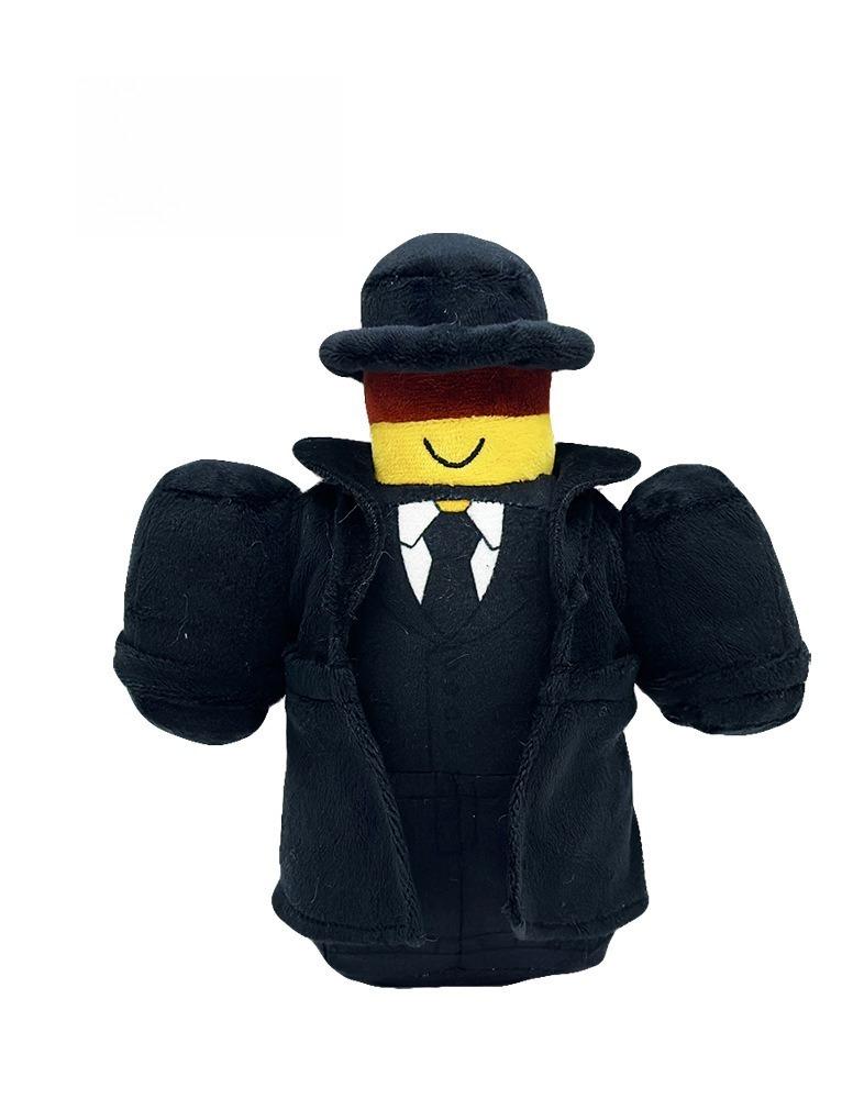 Handsome Mafioso Plush Toy Forsaken Mafioso Plush Game Peripheral Toy Gift Forsaken Chance Game Fan Kid Birthday Christmas Gift 18cm чёрный