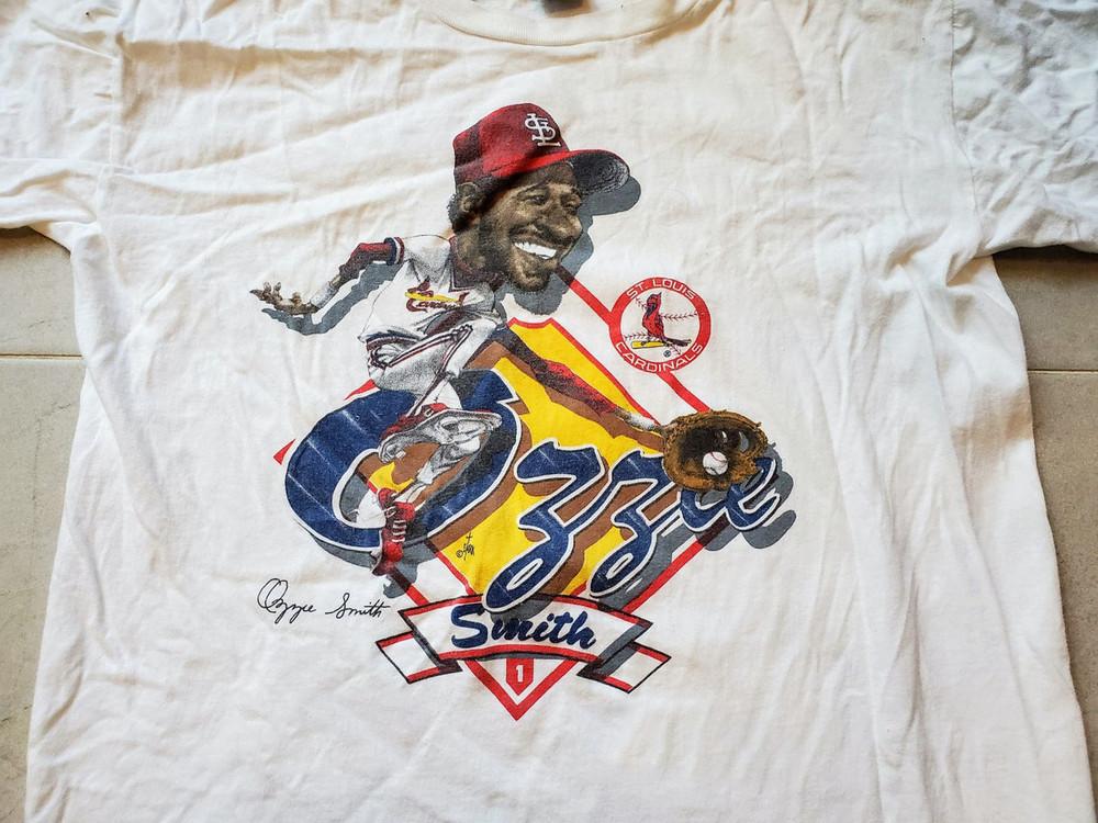 Ozzie Smith Caricature T-Shirt Cotton Tee Unisex Tee S To 234Xl Unisex T-Shirt XXXXL