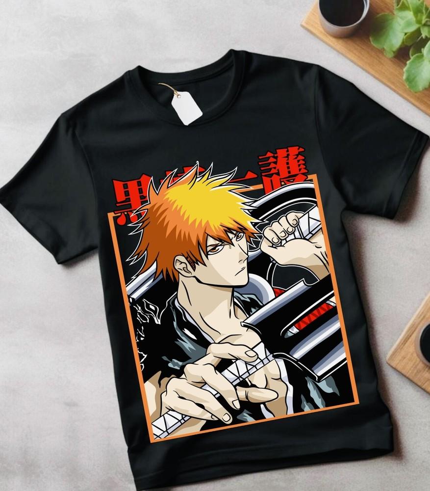 

Byakuya Kuchiki T-Shirt Bleach Shirt Manga Strip Anime Graphic Tee gift shirt 3XL