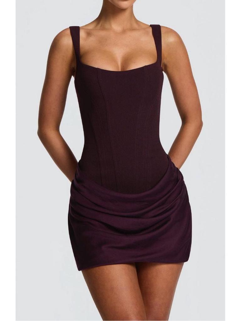 2026 Frühling/Sommer Damen Elegantes Faltenkleid mit Taillenbetonung