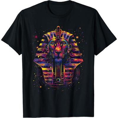 Egypt Ancient Pharaoh In Space Sphinx Egyptian T-Shirt(8)