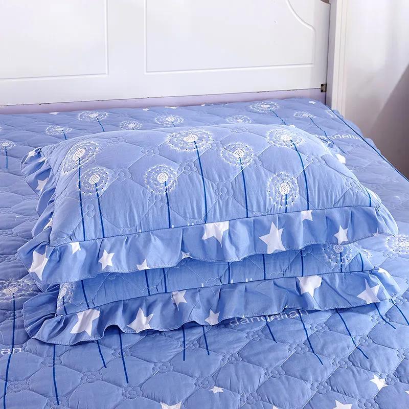 

Бавовняна постільна білизна Мереживні наволочки Пара великих товстих наволочок Наволочки на блискавці 48*74