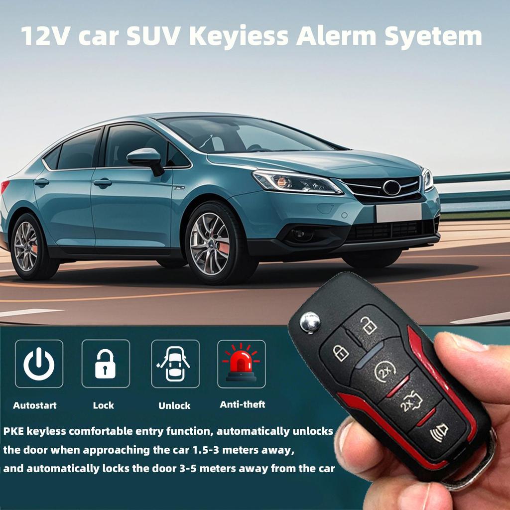 Keyless Start of Car Central Door Lock System, Complete Set of Loading and Starting System Remote Start Stop