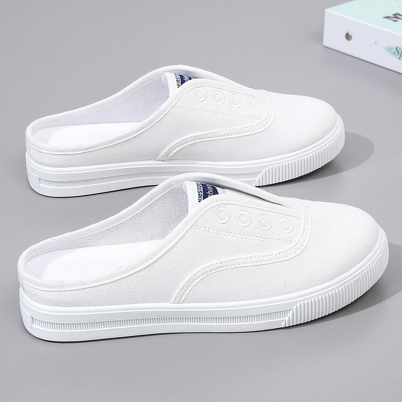 

The New Casual One-step Versatile Soft-soled Breathable Shoes Are Niche 35 білий