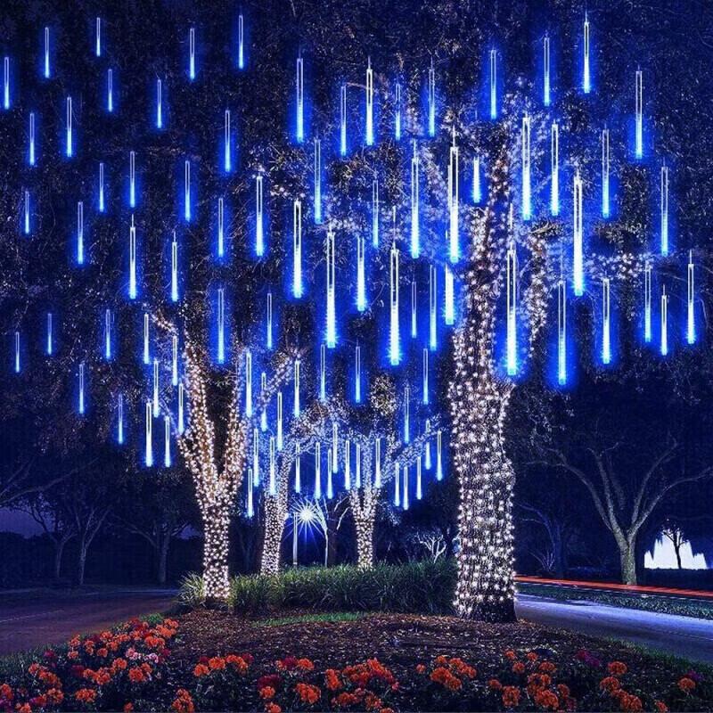 LED Meteor Shower Waterfall String Lights