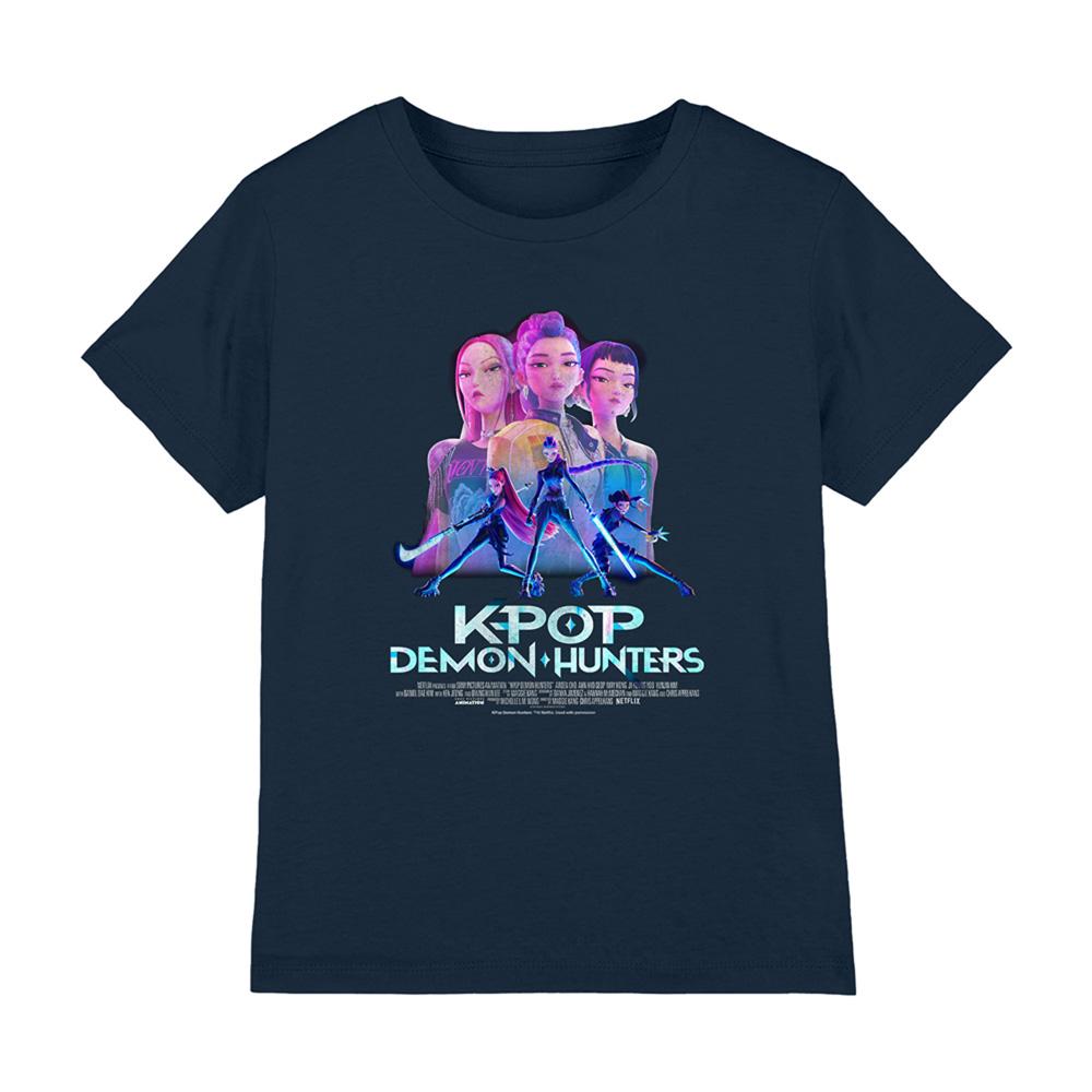 K-Pop Demon Hunters Childrens/Kids Huntrix Huntr/X Poster T-Shirt